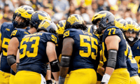 Michigan Football Offensive Line Jake Guarnera